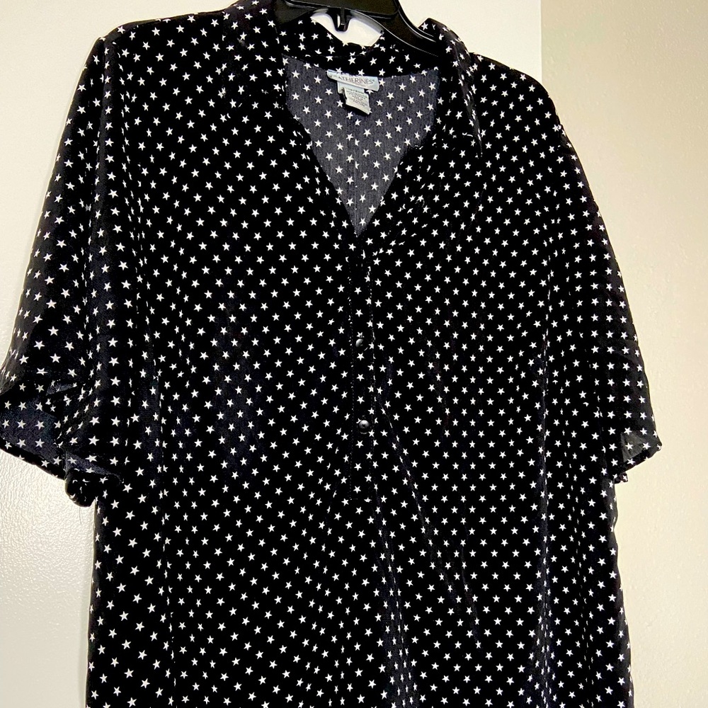 star collard shirt